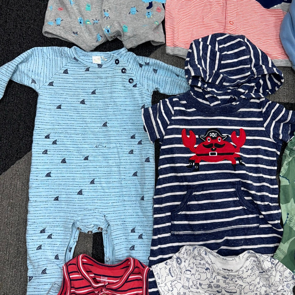 Lot of 11 Baby Boy Bundle 6 months Mixed Brands & Seasons - Picture 6 of 12